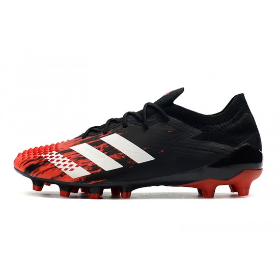 Comprar  Botas de fútbol Adidas Predator Mutator 20.1 Low AG Negro Rojo Blanco