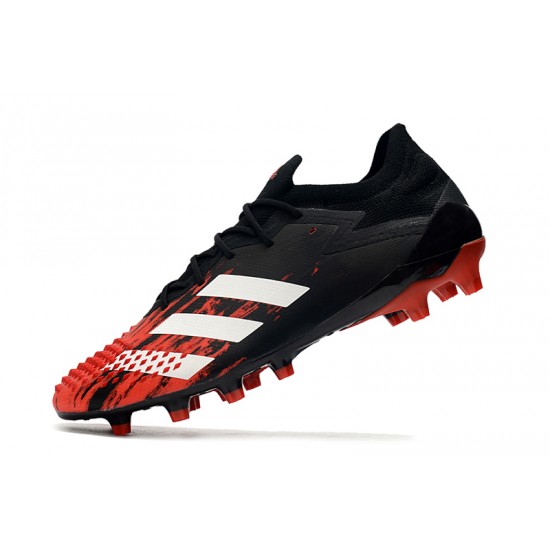 Comprar  Botas de fútbol Adidas Predator Mutator 20.1 Low AG Negro Rojo Blanco