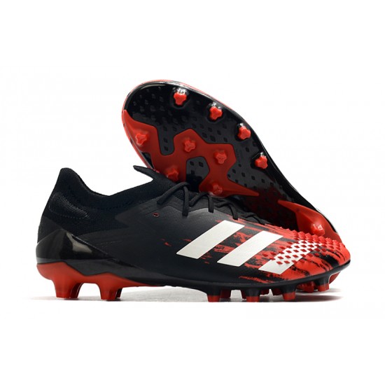 Comprar  Botas de fútbol Adidas Predator Mutator 20.1 Low AG Negro Rojo Blanco