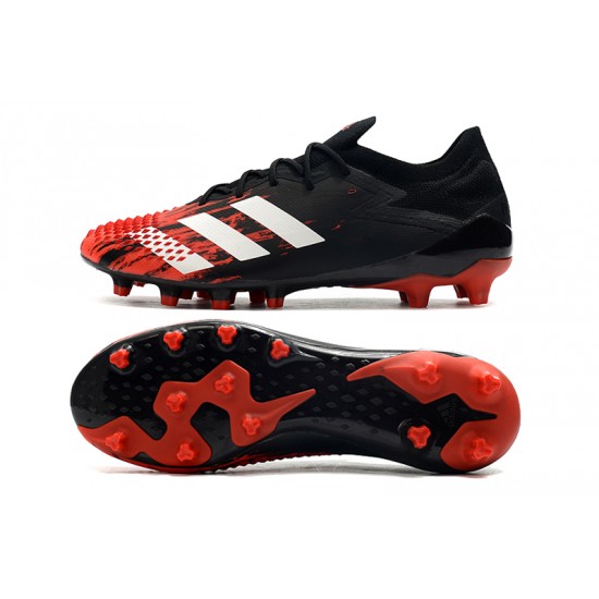 Comprar  Botas de fútbol Adidas Predator Mutator 20.1 Low AG Negro Rojo Blanco