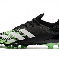 Botas de fútbol Adidas Predator Mutator 20.1 Low AG Negro Blanco Verde