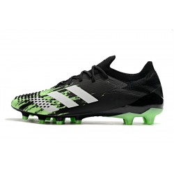 Botas de fútbol Adidas Predator Mutator 20.1 Low AG Negro Blanco Verde