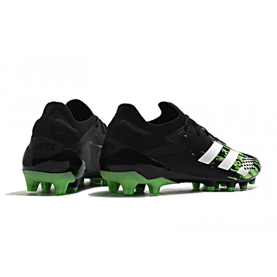 Calidad superior  Botas de fútbol Adidas Predator Mutator 20.1 Low AG Negro Blanco Verde