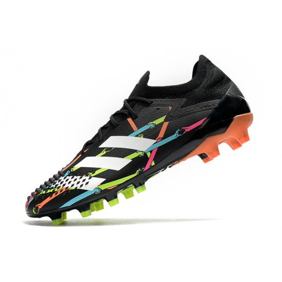 Descubrir  Botas de fútbol Adidas Predator Mutator 20.1 Low AG Negro Blanco Rosado Azul
