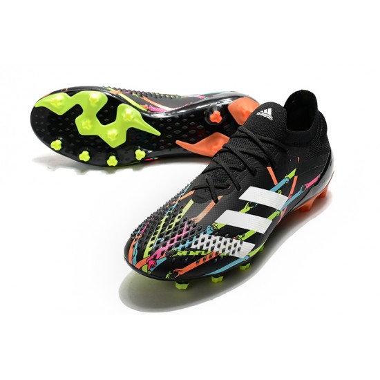 Descubrir  Botas de fútbol Adidas Predator Mutator 20.1 Low AG Negro Blanco Rosado Azul