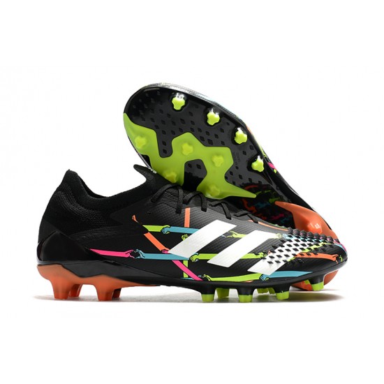 Descubrir  Botas de fútbol Adidas Predator Mutator 20.1 Low AG Negro Blanco Rosado Azul