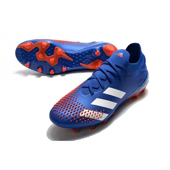 Comprar ahora  Botas de fútbol Adidas Predator Mutator 20.1 Low AG Azul Blanco Rojo