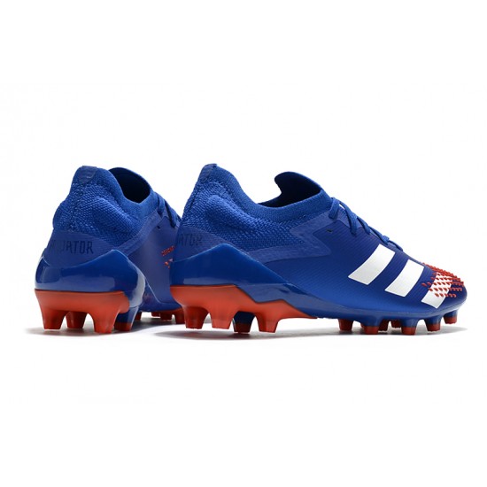 Comprar ahora  Botas de fútbol Adidas Predator Mutator 20.1 Low AG Azul Blanco Rojo