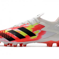Botas de fútbol Adidas Predator Mutator 20.1 Low AG Blanco naranja Negro