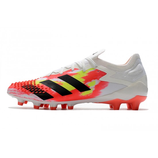 Calidad superior  Botas de fútbol Adidas Predator Mutator 20.1 Low AG Blanco naranja Negro