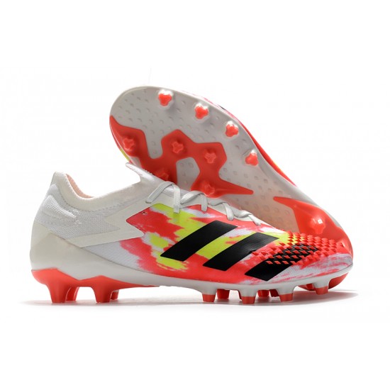 Calidad superior  Botas de fútbol Adidas Predator Mutator 20.1 Low AG Blanco naranja Negro