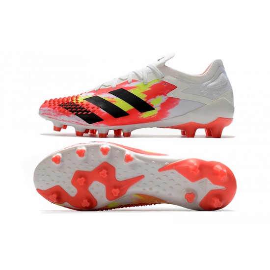 Calidad superior  Botas de fútbol Adidas Predator Mutator 20.1 Low AG Blanco naranja Negro