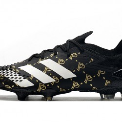 Botas de fútbol Adidas Predator Mutator 20.1 Low FG - Negro Gold Blanco