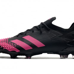 Botas de fútbol Adidas Predator Mutator 20.1 Low FG - Negro Rosado