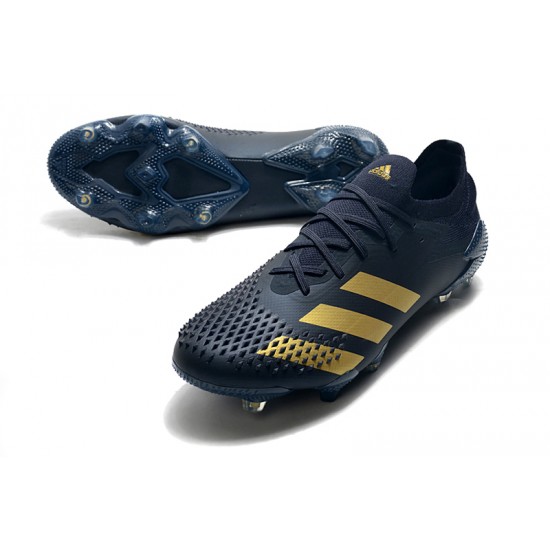 Tienda  Botas de fútbol Adidas Predator Mutator 20.1 Low FG - Navy Azul Gold