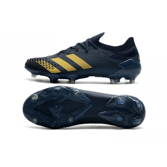 Tienda  Botas de fútbol Adidas Predator Mutator 20.1 Low FG - Navy Azul Gold