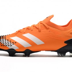 Botas de fútbol Adidas Predator Mutator 20.1 Low FG - naranja Negro Plata