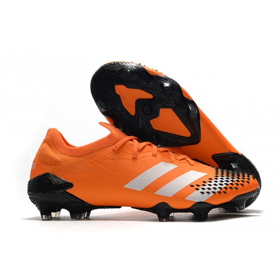 Comprar ahora  Botas de fútbol Adidas Predator Mutator 20.1 Low FG - naranja Negro Plata