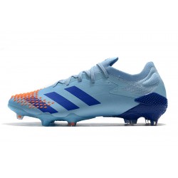 Botas de fútbol Adidas Predator Mutator 20.1 Low FG - SkyAzul Rojo