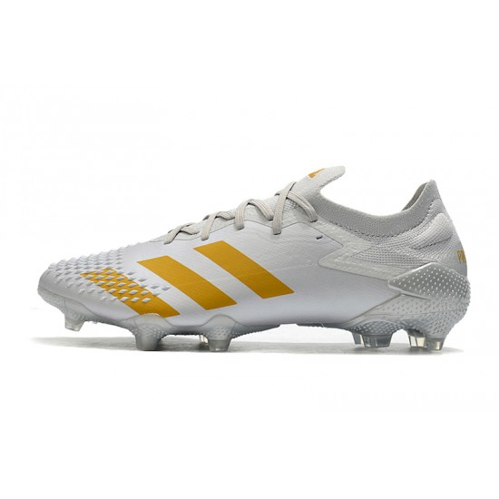Descubrir  Botas de fútbol Adidas Predator Mutator 20.1 Low FG - Blanco Gold