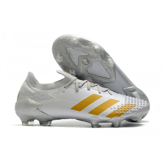 Descubrir  Botas de fútbol Adidas Predator Mutator 20.1 Low FG - Blanco Gold