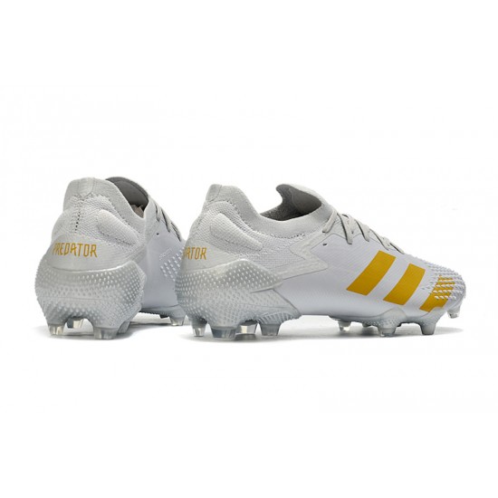 Descubrir  Botas de fútbol Adidas Predator Mutator 20.1 Low FG - Blanco Gold