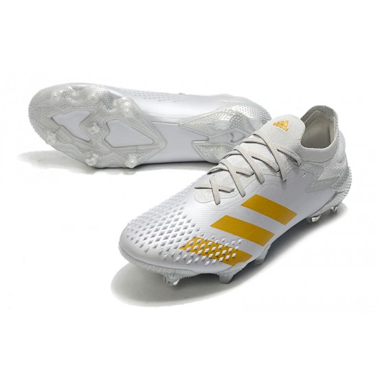 Descubrir  Botas de fútbol Adidas Predator Mutator 20.1 Low FG - Blanco Gold