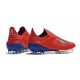 Descubrir  Botas de fútbol Adidas X 18 FG Laceless Rojo Plata Azul