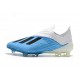 Comprar ahora  Botas de fútbol Adidas X 18 FG Laceless Blanco Azul Negro
