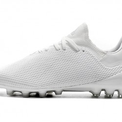 Botas de fútbol Adidas X 18.1 AG Todo Blancoo