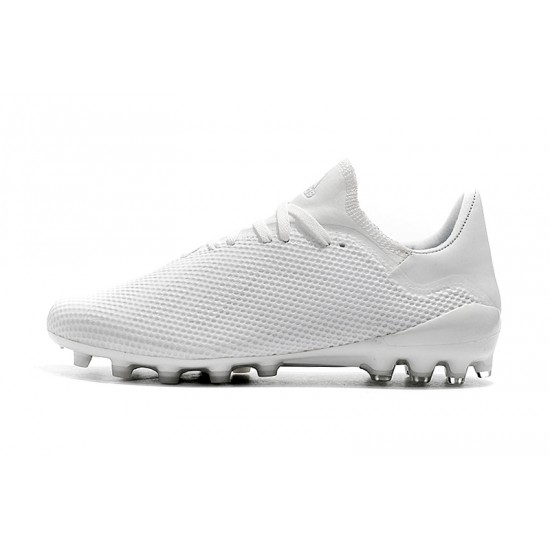Descubrir  Botas de fútbol Adidas X 18.1 AG Todo Blancoo