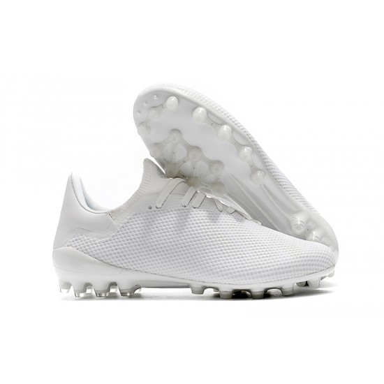 Descubrir  Botas de fútbol Adidas X 18.1 AG Todo Blancoo