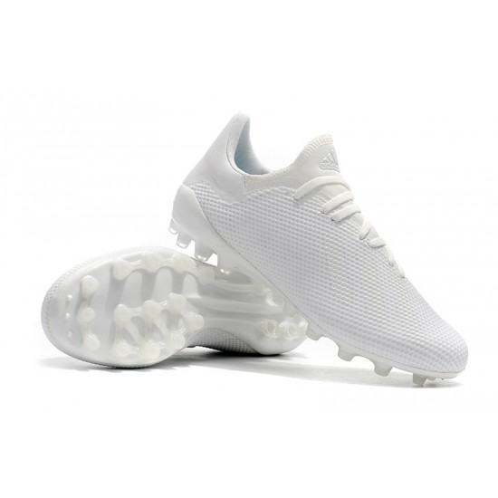Descubrir  Botas de fútbol Adidas X 18.1 AG Todo Blancoo