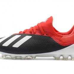 Botas de fútbol Adidas X 18.1 AG Negro Rojo Blanco