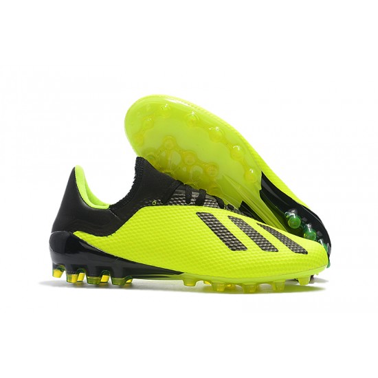 Mejor calidad  Botas de fútbol Adidas X 18.1 AG Verde Fluo Negro