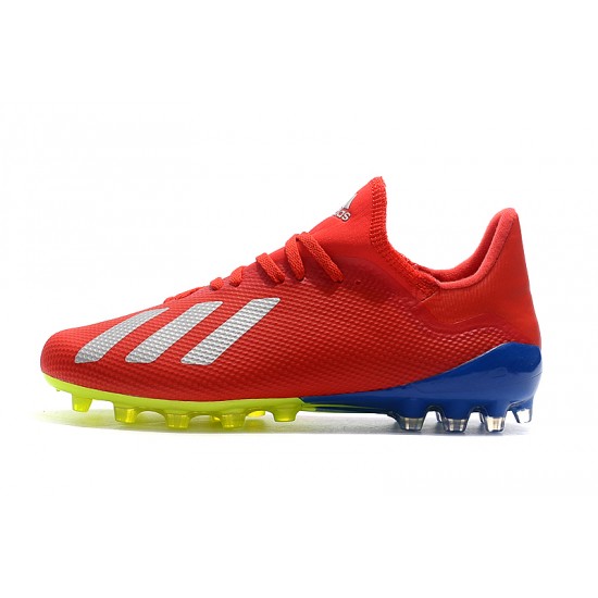 Descubrir  Botas de fútbol Adidas X 18.1 AG Rojo Blanco