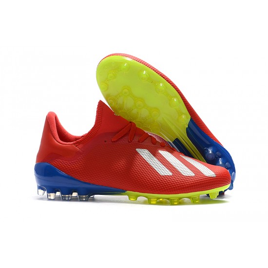 Descubrir  Botas de fútbol Adidas X 18.1 AG Rojo Blanco