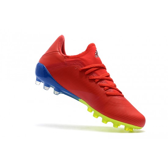 Descubrir  Botas de fútbol Adidas X 18.1 AG Rojo Blanco