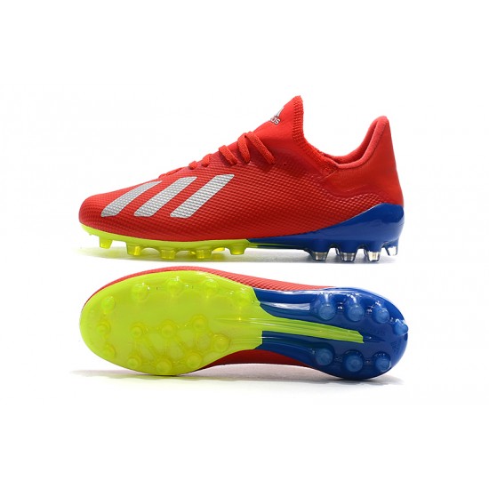 Descubrir  Botas de fútbol Adidas X 18.1 AG Rojo Blanco