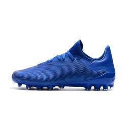 Botas de fútbol Adidas X 18.1 AG Azul real
