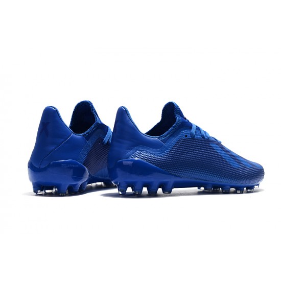 Tienda  Botas de fútbol Adidas X 18.1 AG Azul real