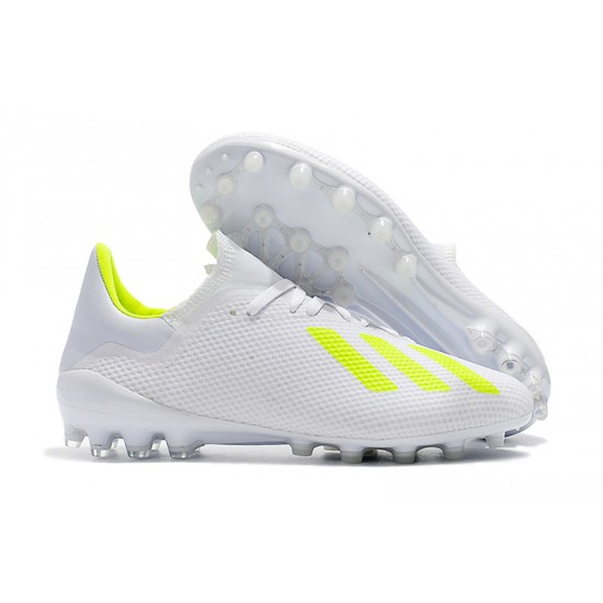 Tienda  Botas de fútbol Adidas X 18.1 AG Blanco Verde