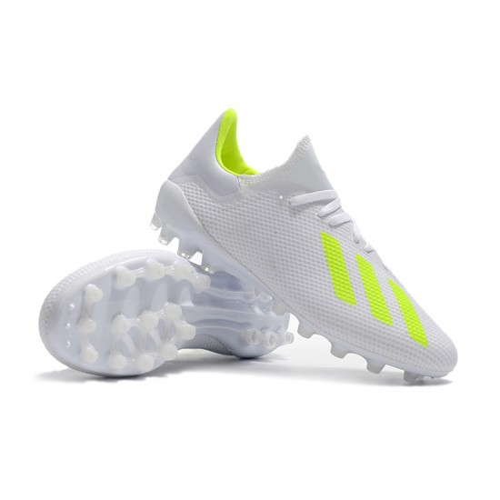 Tienda  Botas de fútbol Adidas X 18.1 AG Blanco Verde