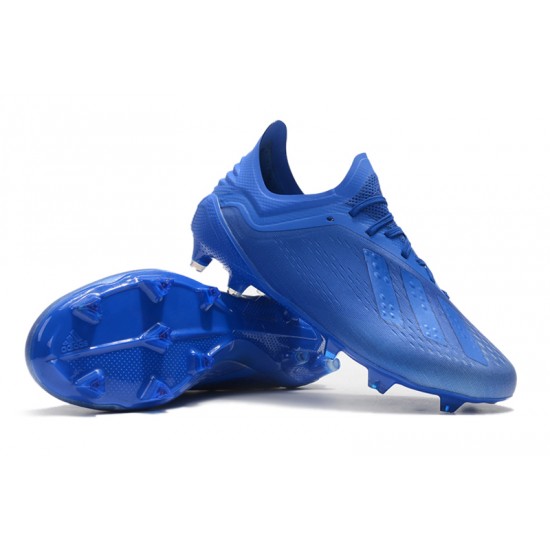 Explorar  Botas de fútbol Adidas X 18.1 FG Azul