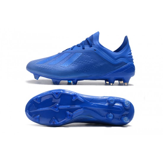 Explorar  Botas de fútbol Adidas X 18.1 FG Azul
