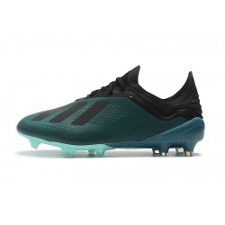Botas de fútbol Adidas X 18.1 FG Verde Negro