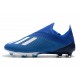 Descubrir  Botas de fútbol Adidas X 19+ FG Encryption Code Azul Blanco Negro