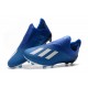 Descubrir  Botas de fútbol Adidas X 19+ FG Encryption Code Azul Blanco Negro