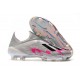 Explorar  Botas de fútbol Adidas X 19+ FG Encryption Code Metallic Plata Rosado Negro