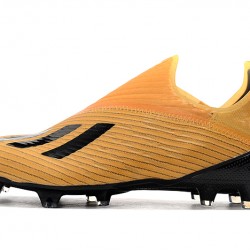Botas de fútbol Adidas X 19+ FG Negro Yellow